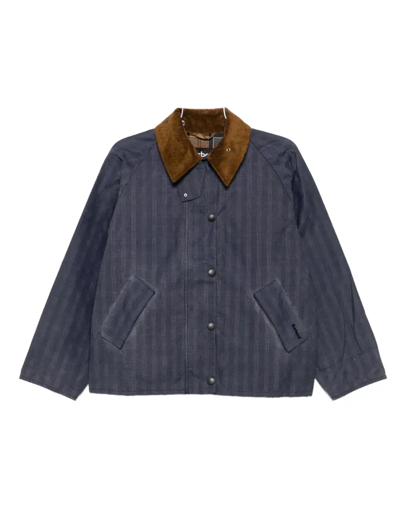 Barbour Transport corduroy-collar jacket - Grau Grau