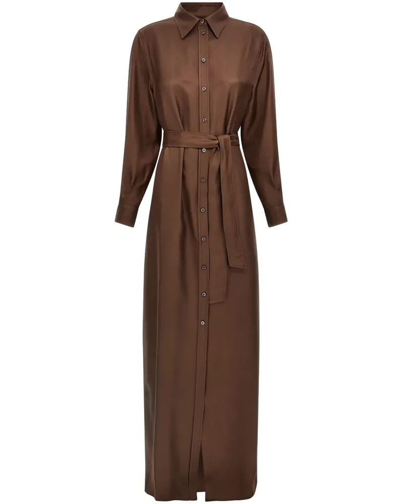 Tom Ford Langes Hemdkleid - Braun Braun