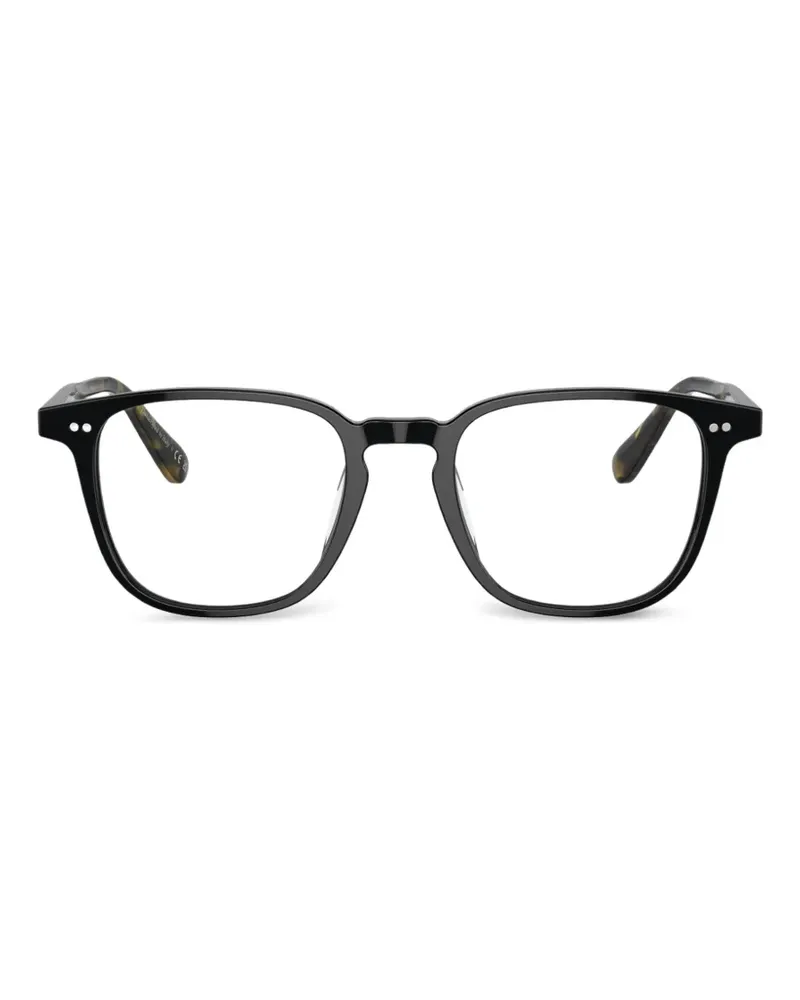Oliver Peoples Brille mit eckigem Gestell - Schwarz Schwarz