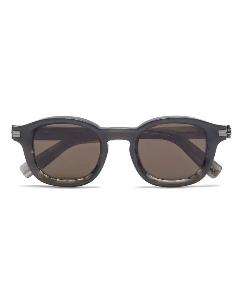 Ermenegildo Zegna Gestreifte Sonnenbrille - Grau Grau