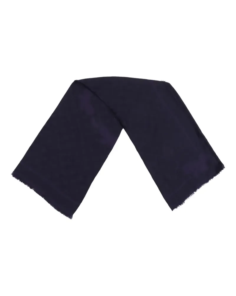 Max Mara DIRE Schal mit Schmetterlingsmotiv - Blau Blau