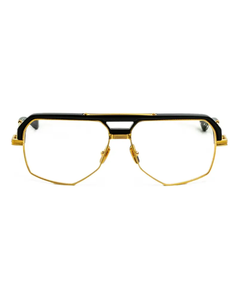 DITA geometric-frame glasses - Gold Gold