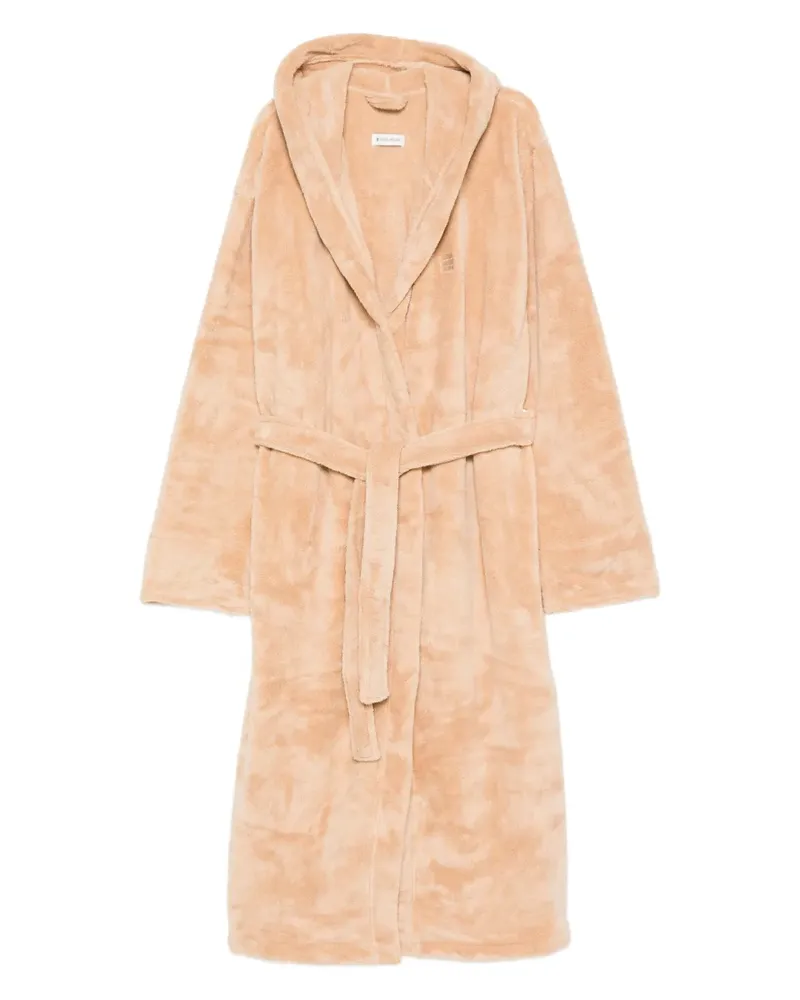 Soho Home hooded belted robe - Nude Nude