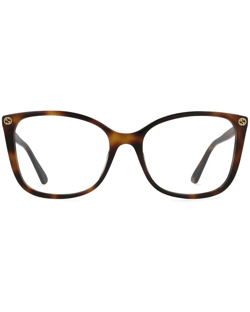 Gucci Brille in Schildpattoptik - Braun Braun