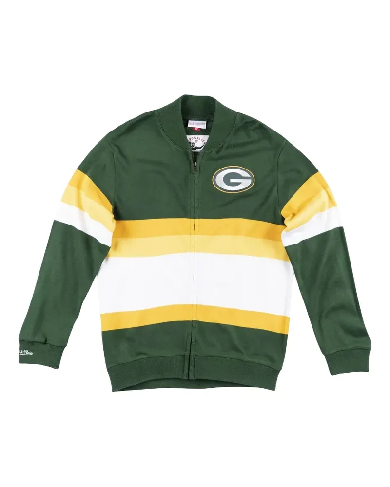 Mitchell & Ness NFL Sweatshirt mit Reißverschluss - Grün Grün