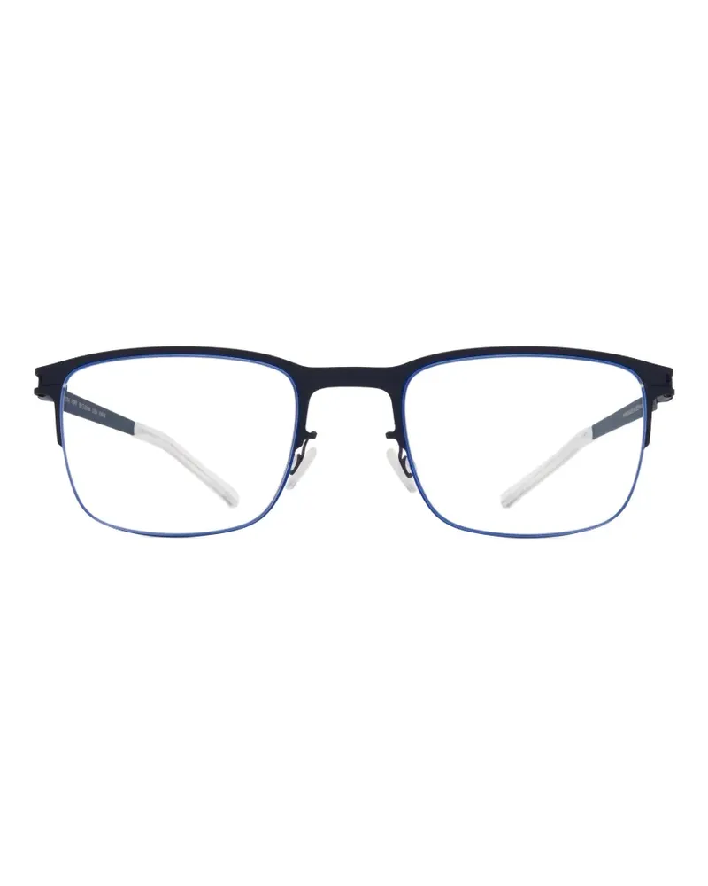 Mykita Fort rectangle glasses - Blau Blau