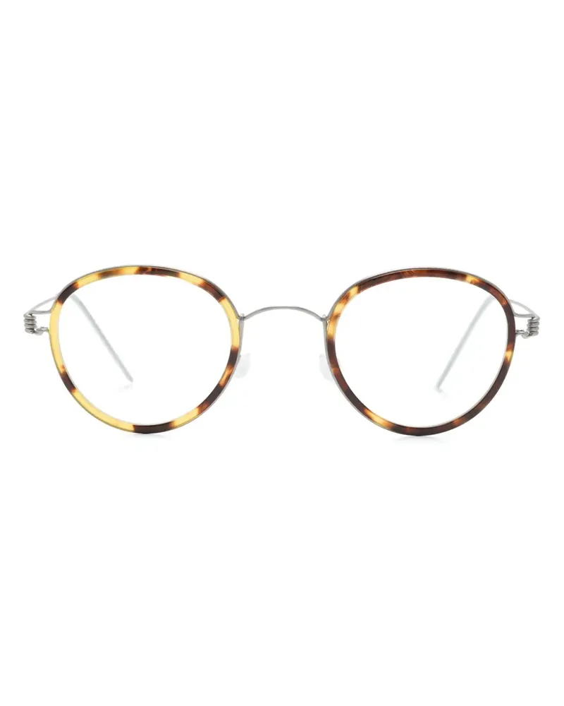 Lindberg Jackie Brille mit rundem Gestell - Braun Braun