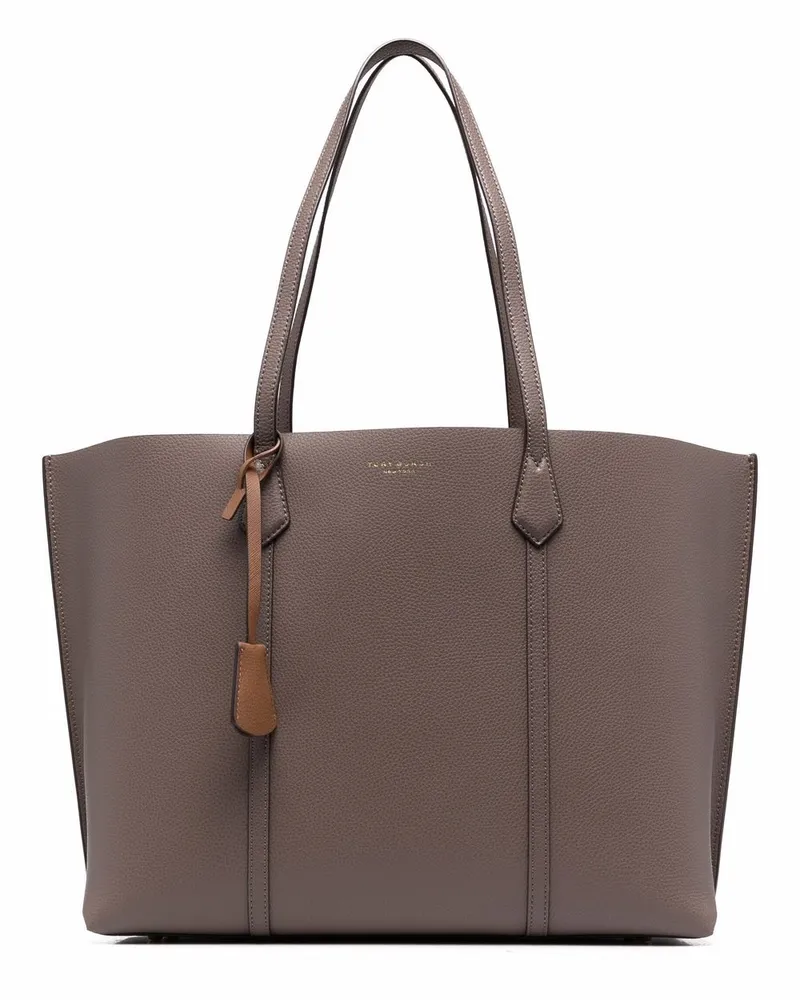Tory Burch Perry Shopper mit Logo-Print - Braun Braun