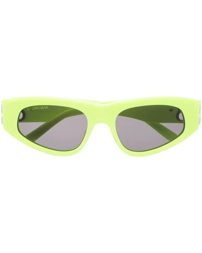 Balenciaga Dynasty Sonnenbrille mit D-Gestell - Gelb Gelb