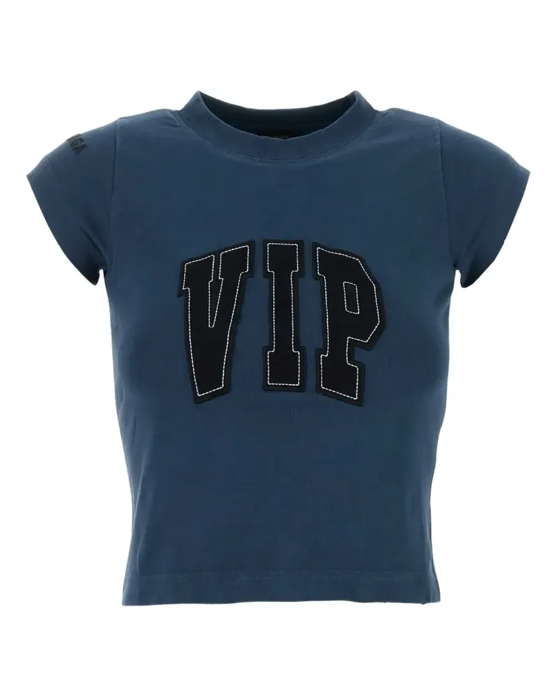 Balenciaga VIP Team Logo T-Shirt - Blau Blau
