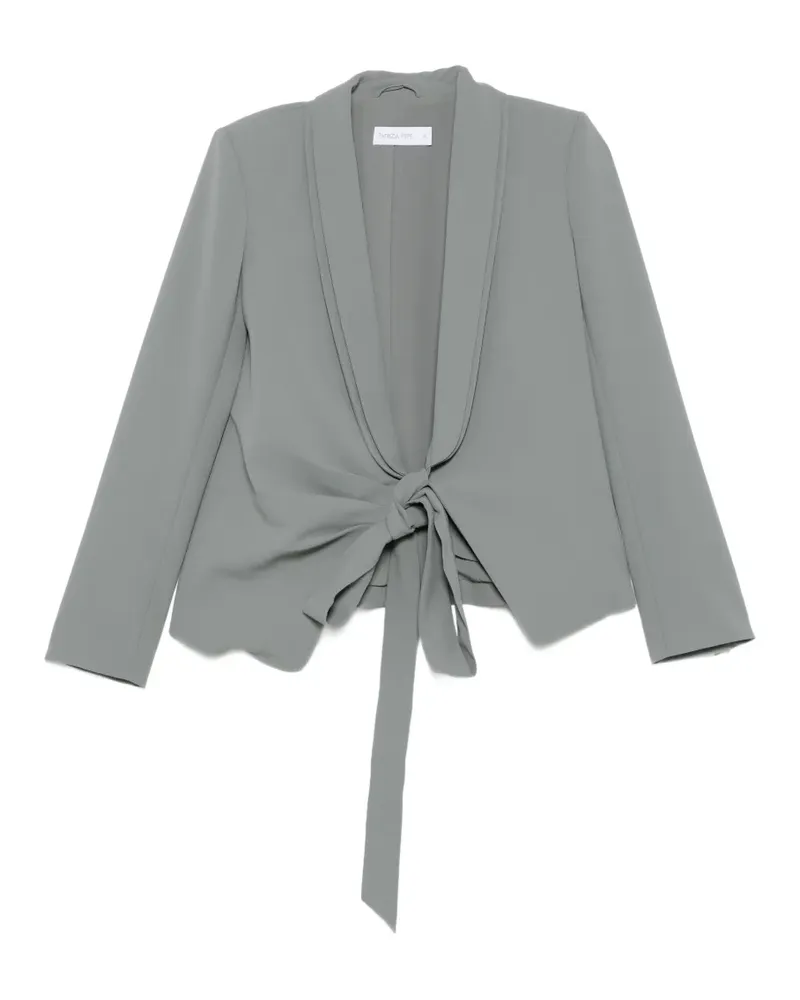 Patrizia Pepe wrap-design tie-fastening jacket - Grün Grün