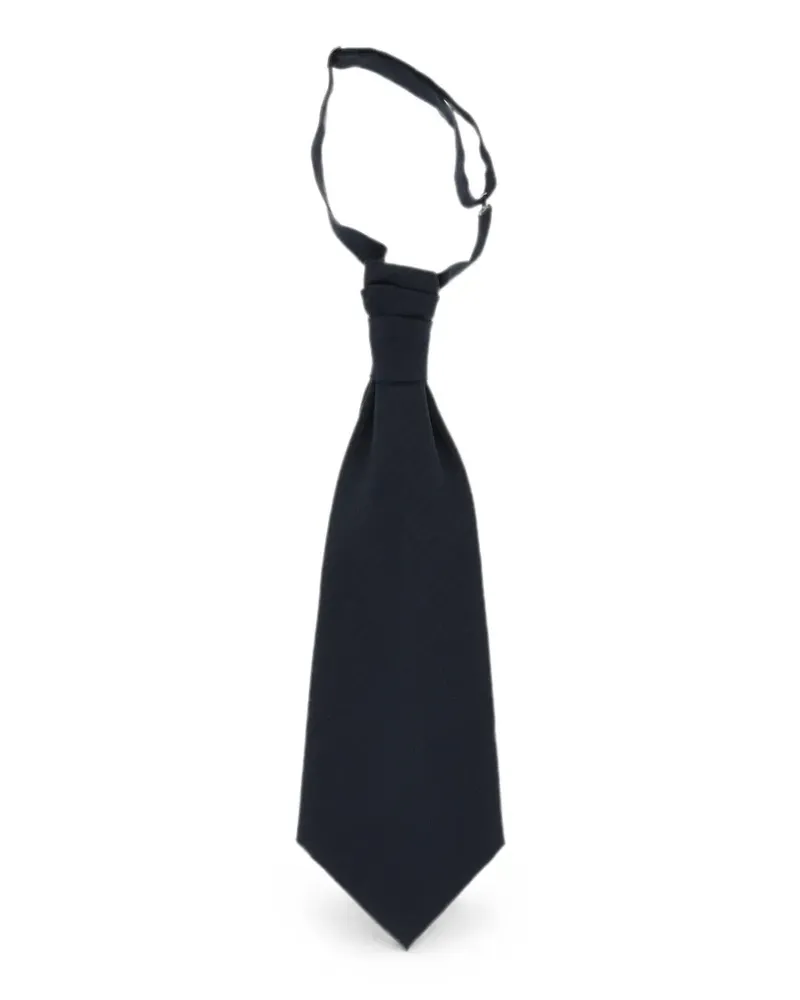 Corneliani striped ascot tie - Blau Blau