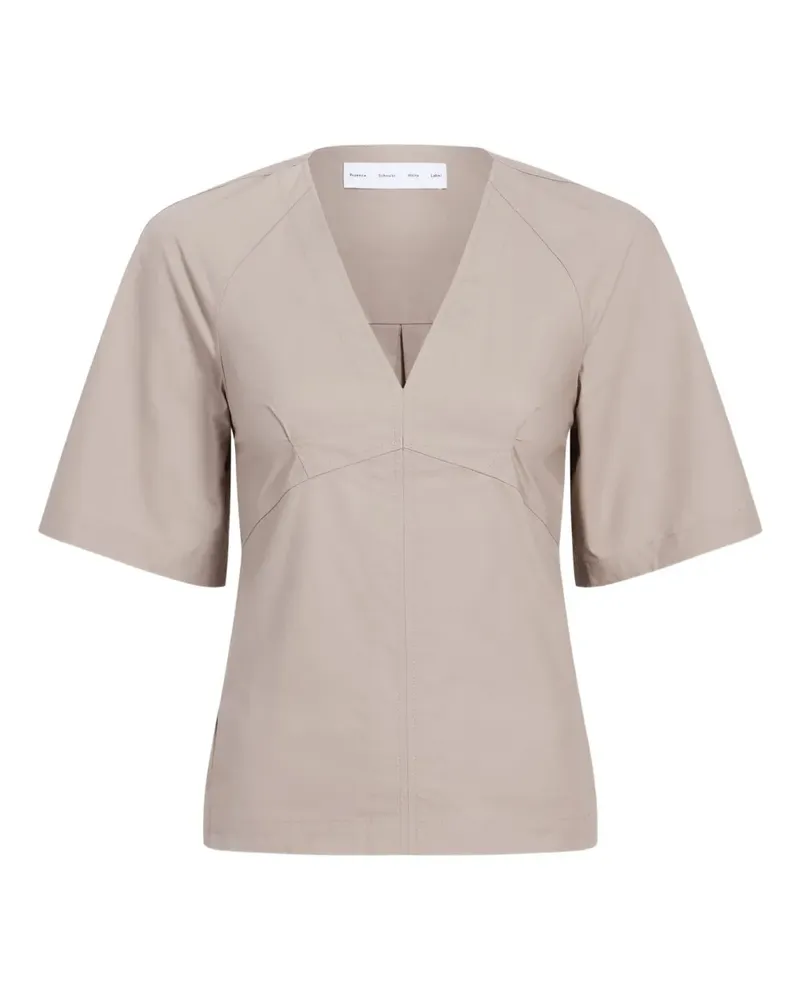 Proenza Schouler Lilian tie-waist top - Nude Nude