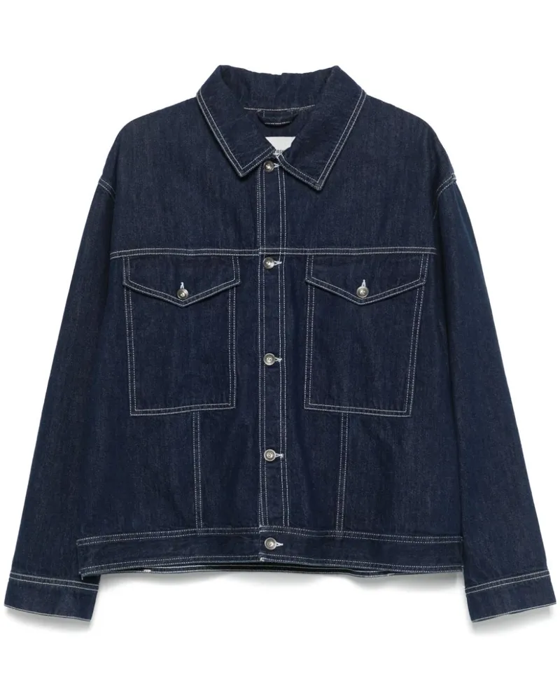Henrik Vibskov Cosmos Jeansjacke - 787 Navy Denim 787