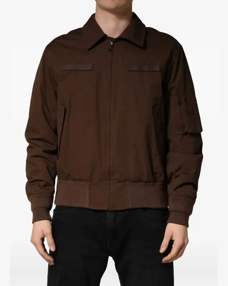 Dolce & Gabbana Bomberjacke mit Reißverschluss - Braun Braun