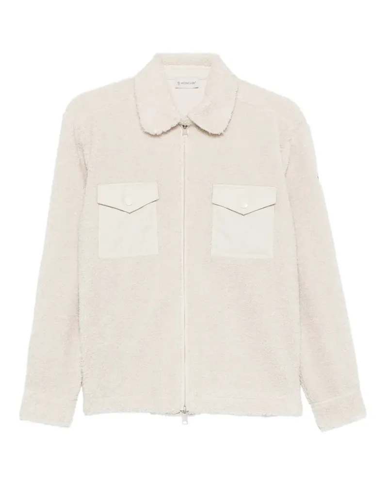 Moncler Fleecejacke mit Reißverschluss - Nude Nude