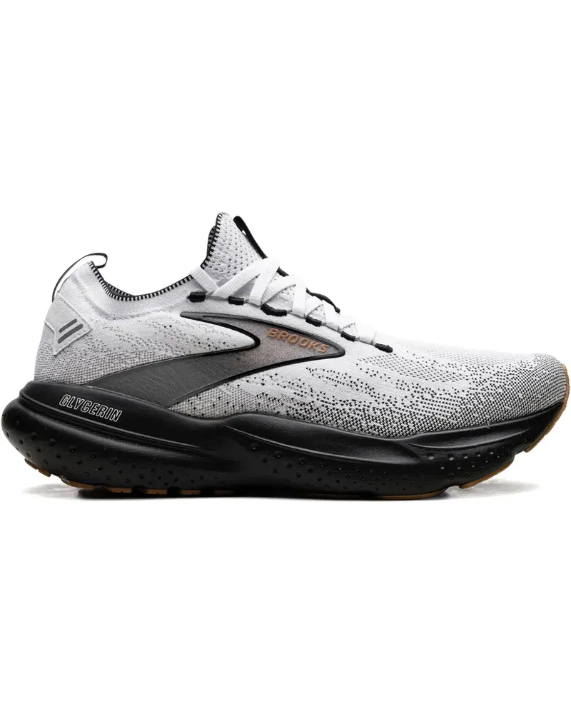 Brooks Glycerin StealthFit 21 "White/Grey/Black" Sneakers - Weiß Weiß
