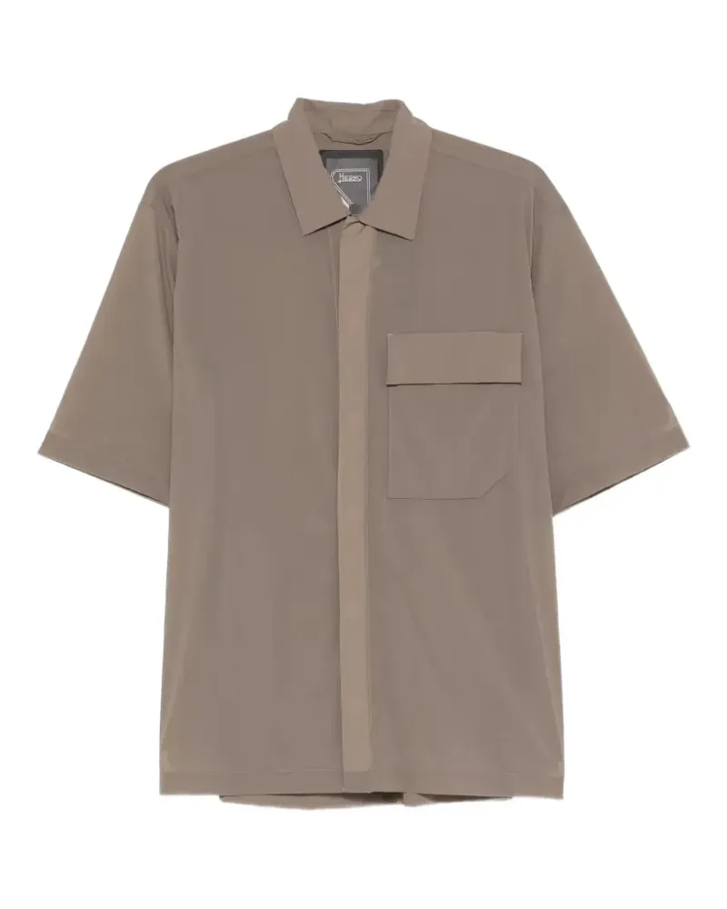 Herno short-sleeve shirt - Braun Braun