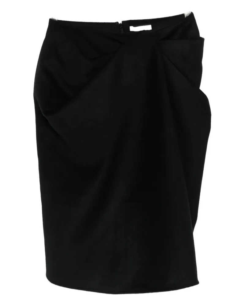 Entire Studios asymmetric skirt - Schwarz Schwarz