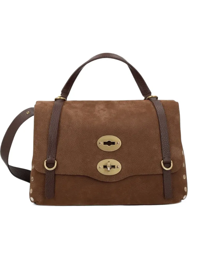 Zanellato stud-embellished tote bag - Braun Braun