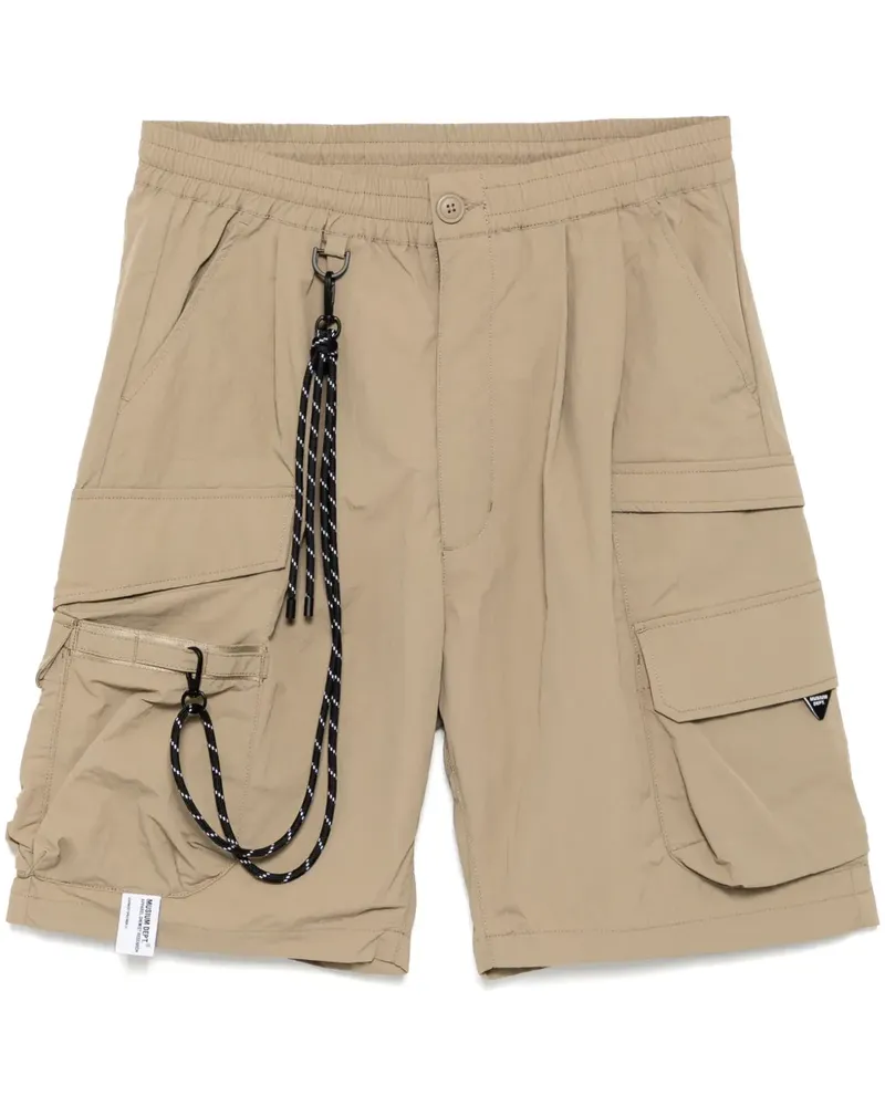 Musium Div. Cargo-Shorts mit Kordelzug - Nude Nude