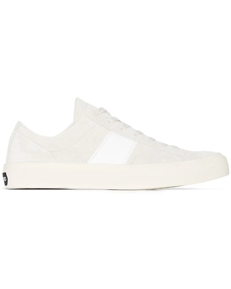 Tom Ford Cambridge' Sneakers aus Wildleder - Weiß Weiß