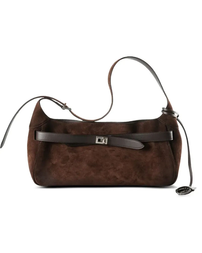 Balenciaga Kleine Bel Air Schultertasche - Braun Braun