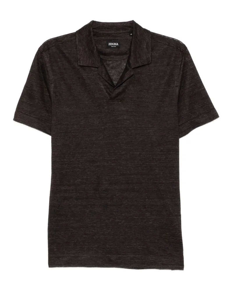 Ermenegildo Zegna linen top - Braun Braun