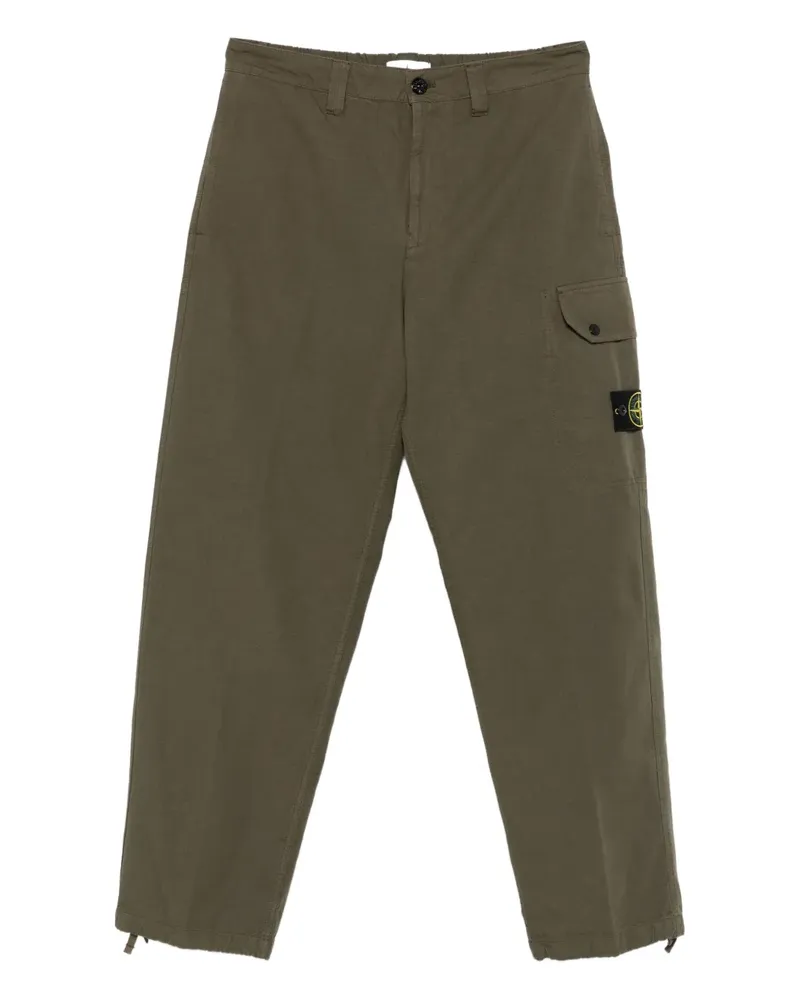 Stone Island Hose mit aufgesetzten Taschen - Grün Grün