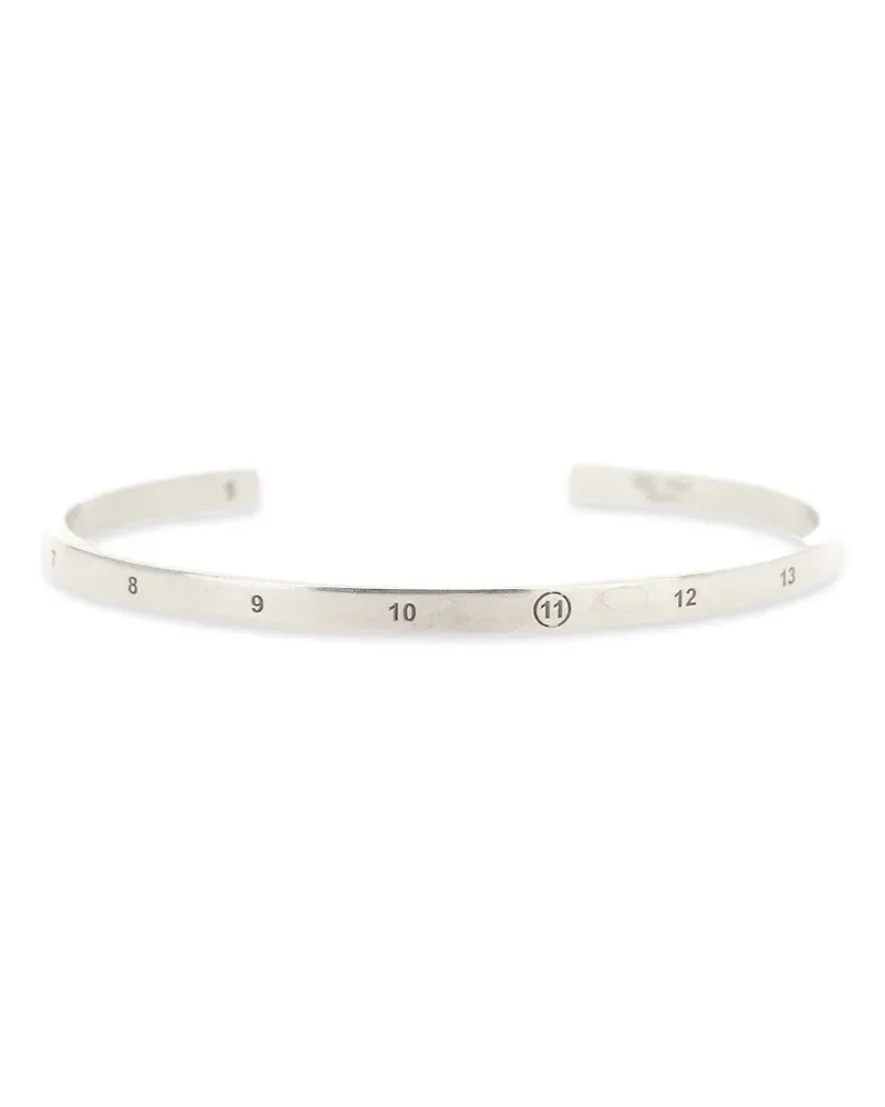 Maison Margiela Armband mit Logo-Gravur - Silber Silber