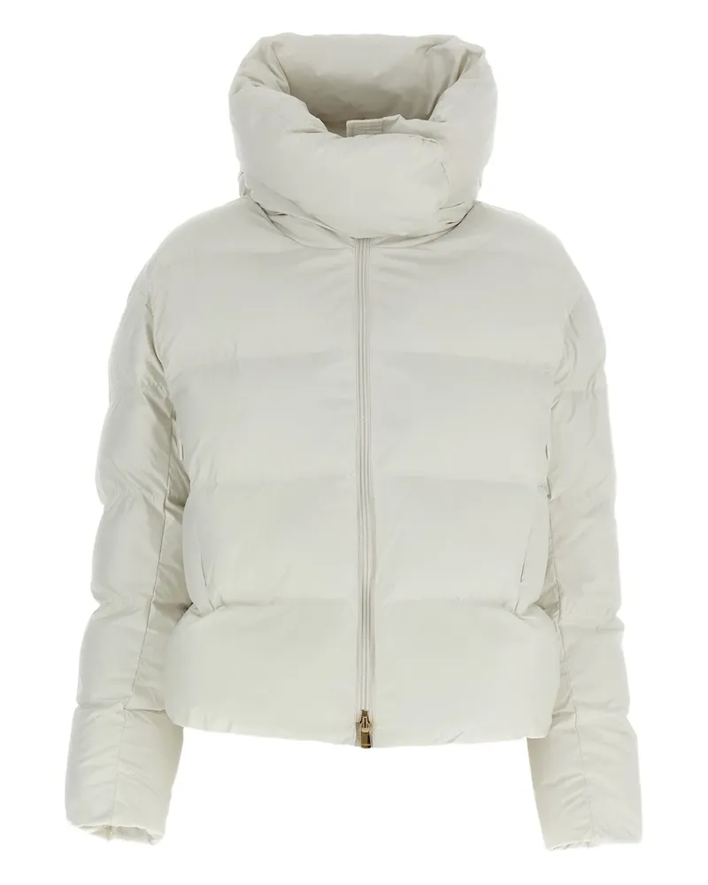 Pinko Gefütterte Kapuzenjacke - Weiß Weiß