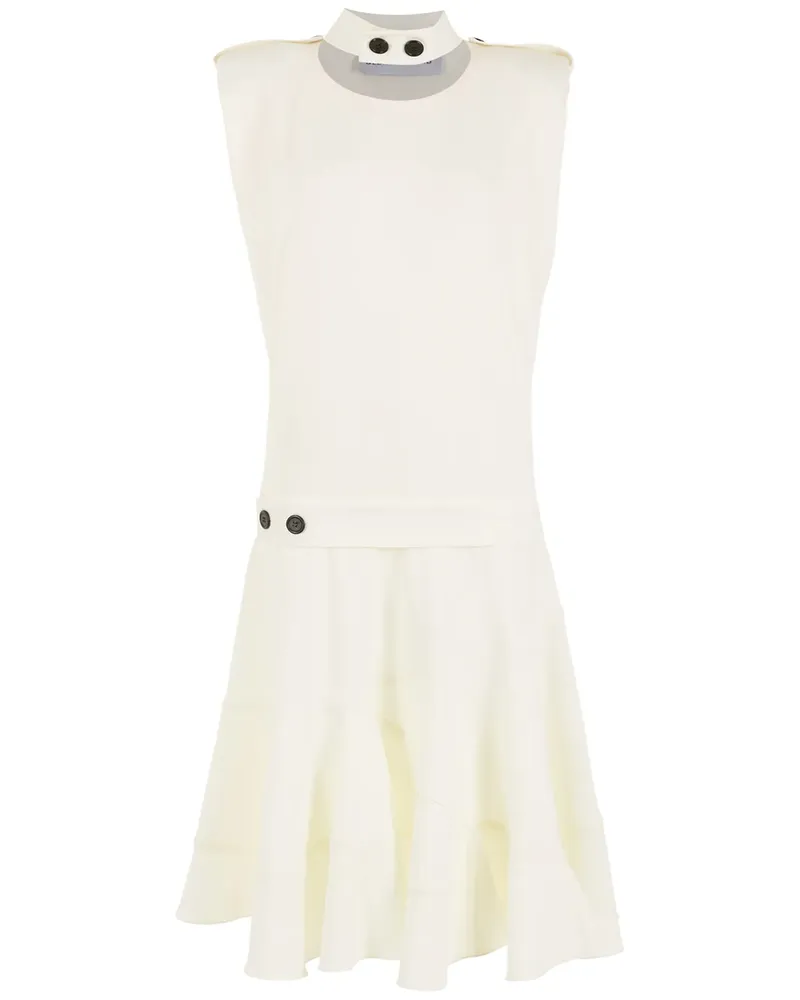 Gloria Coelho Zweifarbiges Kleid - Weiß Weiß
