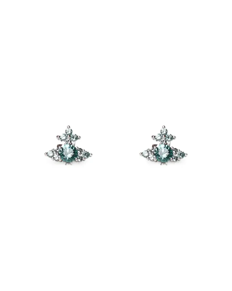 Vivienne Westwood Orb crystal-embellishment earrings - Silber Silber