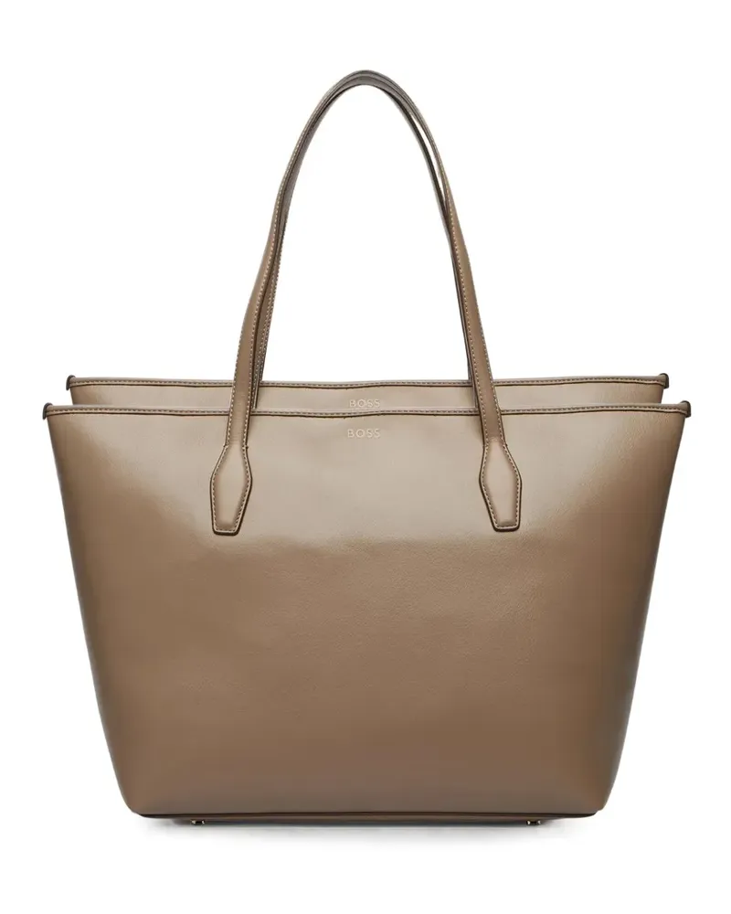 HUGO BOSS Tote Bag mit Logo - Braun Braun