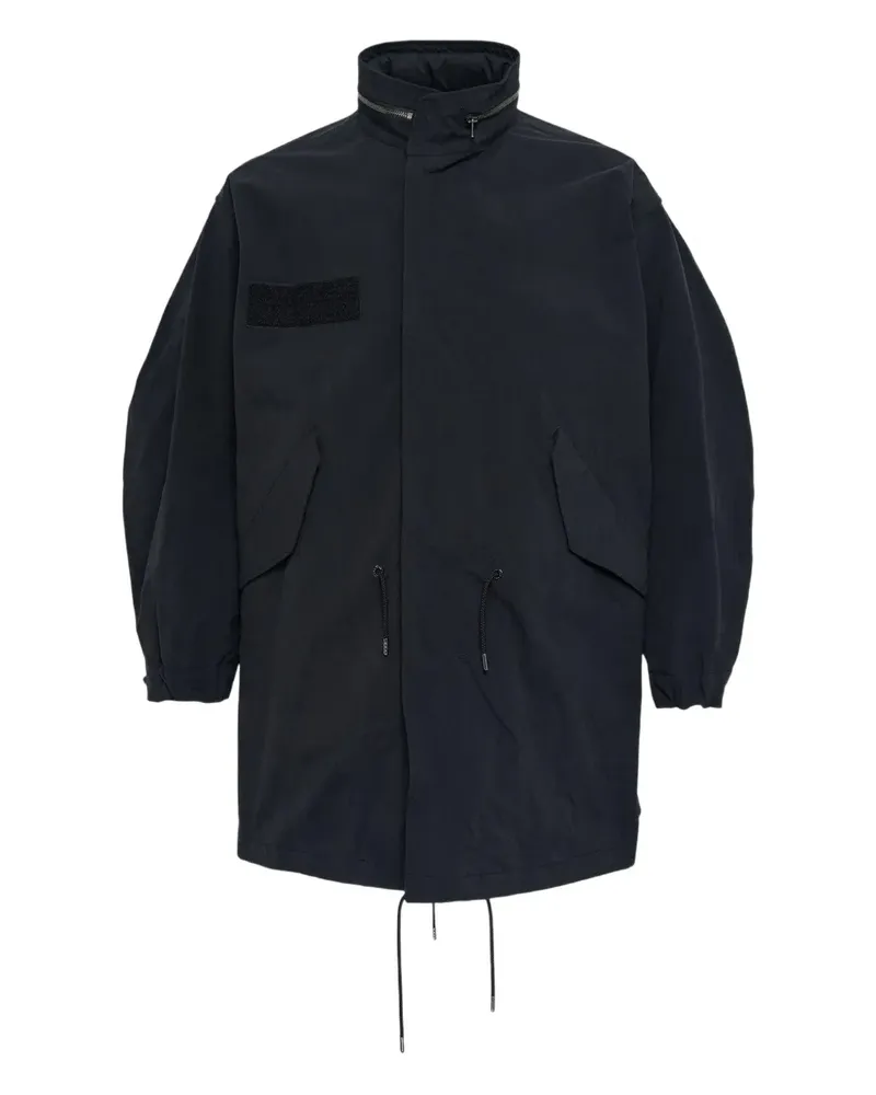 Fumito Ganryu zip-up coat - Schwarz Schwarz