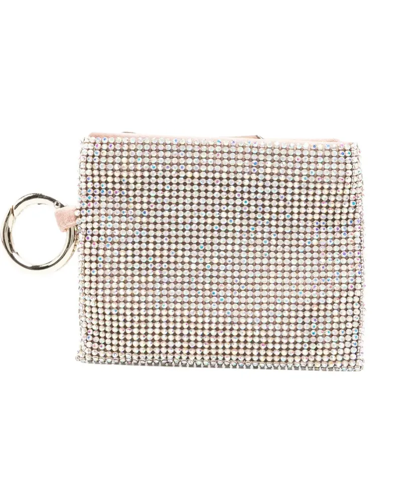 Benedetta Bruzziches crystal-embellished wallet - Gold Gold