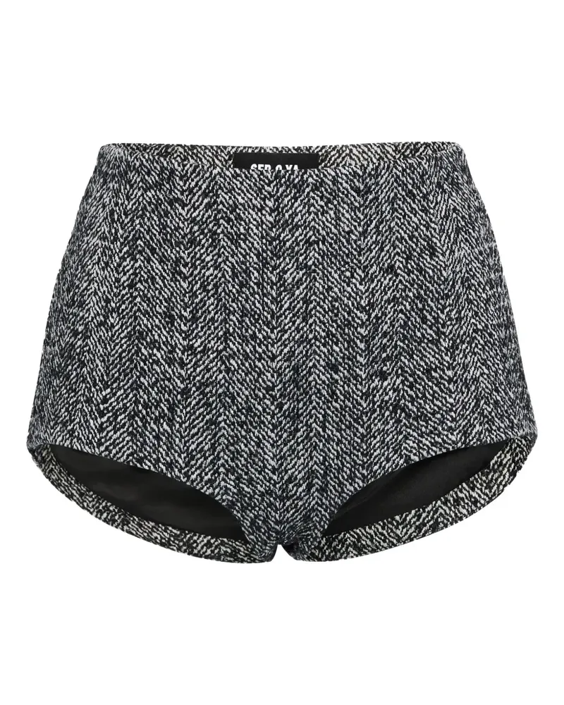 SER.O.YA Kurze Ellery Shorts - Grau Grau