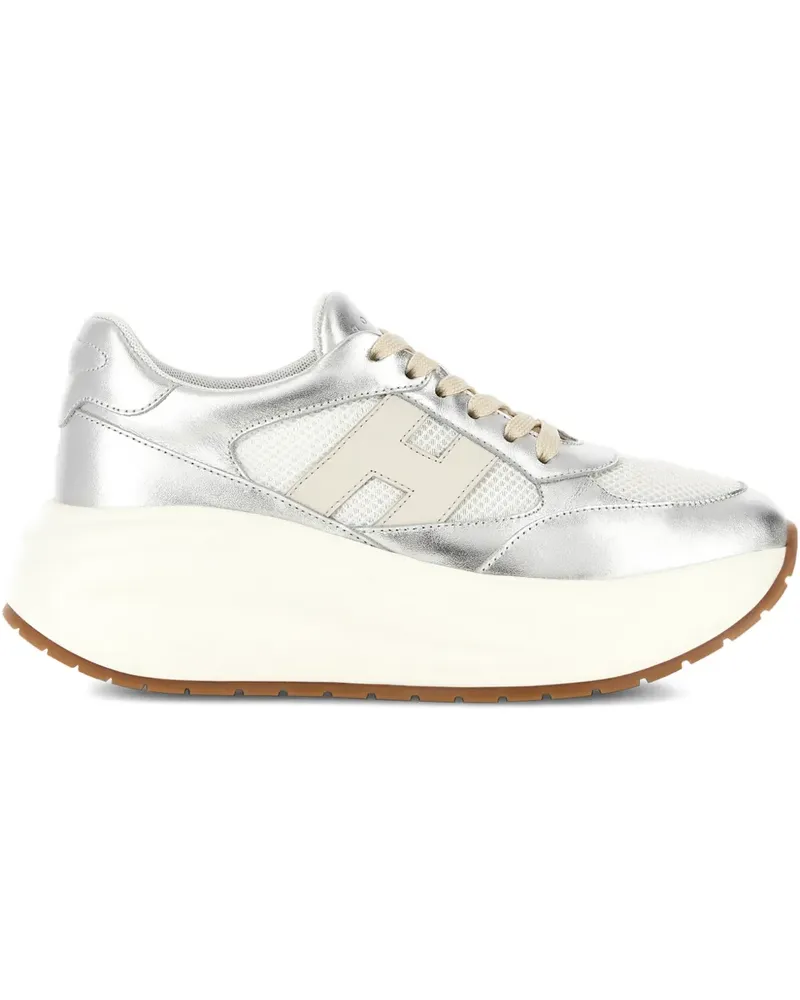 Hogan H699 Sneakers mit Schnürung - Silber Silber
