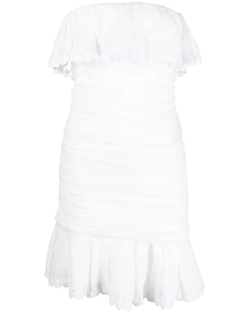 Isabel Marant Schulterfreies Oxani Minikleid - Weiß Weiß