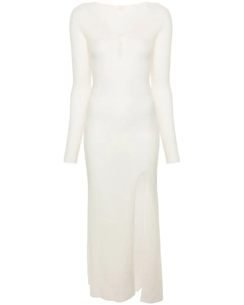 Jacquemus La Robe Alzou Maxikleid - Weiß Weiß