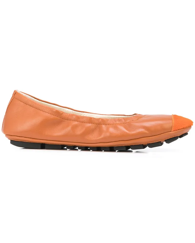 MADISON.MAISON Ballerinas aus Lackleder - Orange Orange