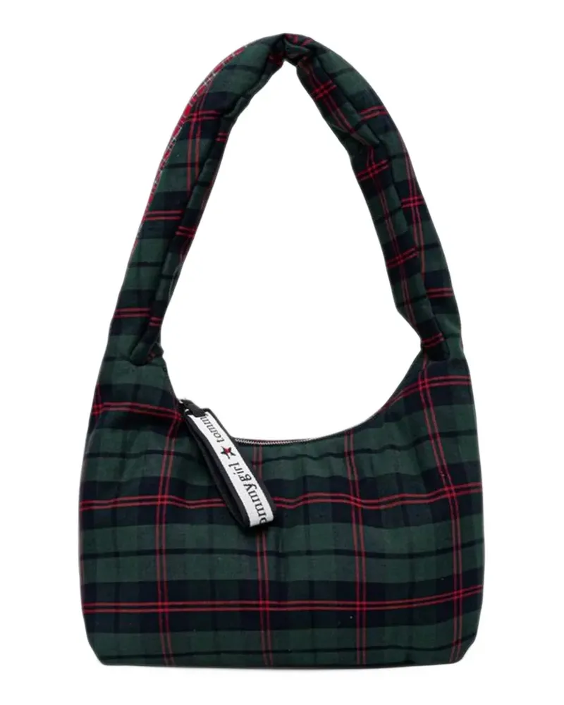 Tommy Hilfiger Tote Bag mit Karomuster - Rot Rot