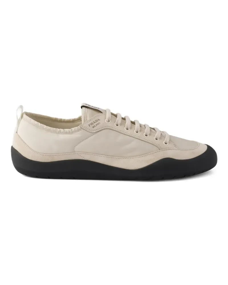 Prada Speedrock Sneakers aus Wildleder - Nude Nude