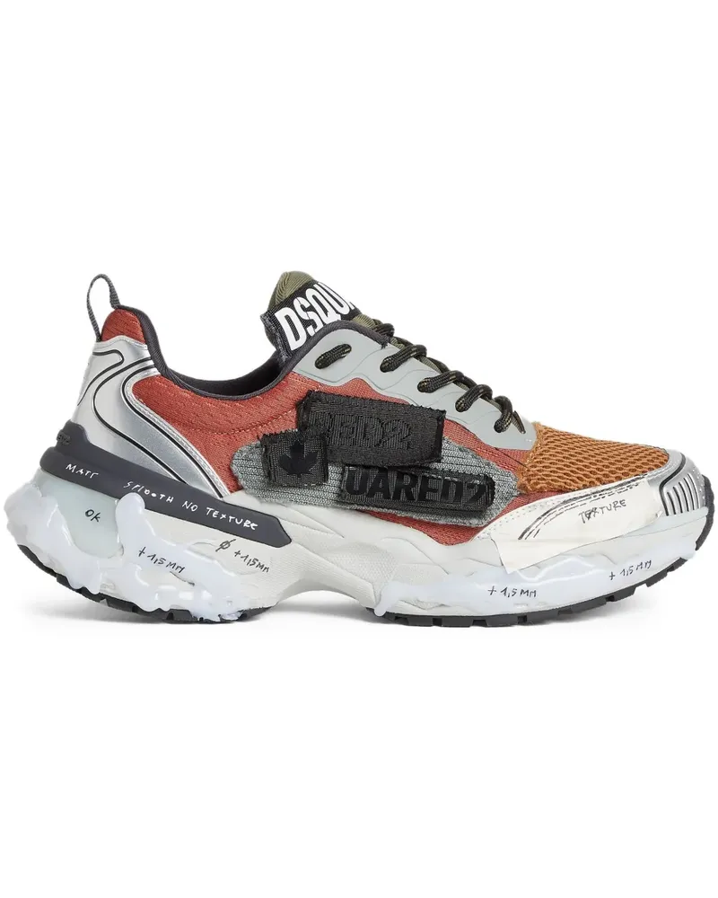 Dsquared2 Sneakers mit Schnürung - Rot Rot