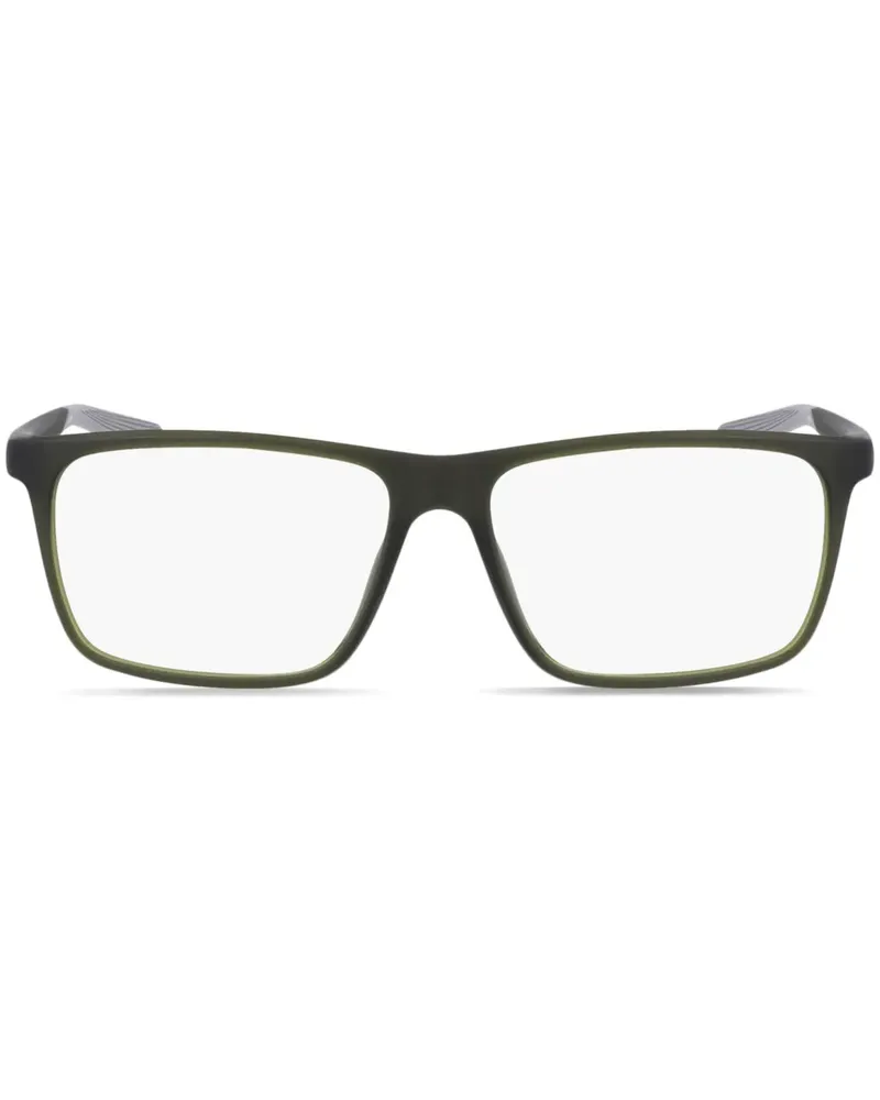 Nike Brille mit eckigem Gestell - Grün Grün