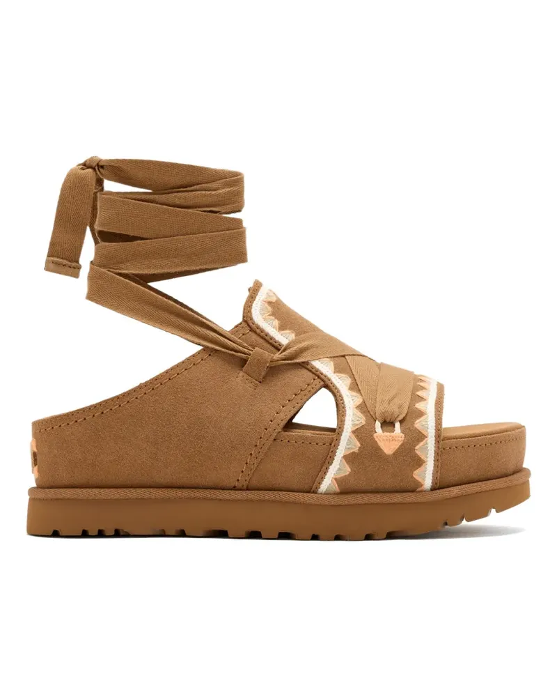 UGG Goldenstar Hi Artistitch sandals - Braun Braun