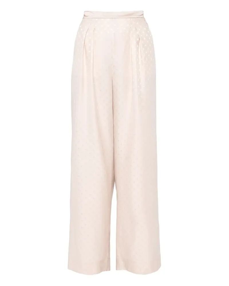 Eres Geometrisch gemusterte Splendeur Hose mit Falten - Rosa Rosa