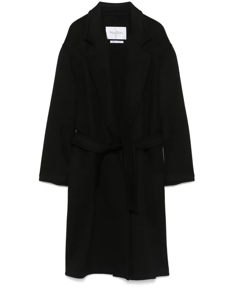 Max Mara Melinda Mantel - Schwarz Schwarz