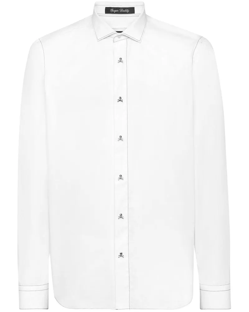 Philipp Plein Sugar Daddy Hemd - Weiß Weiß