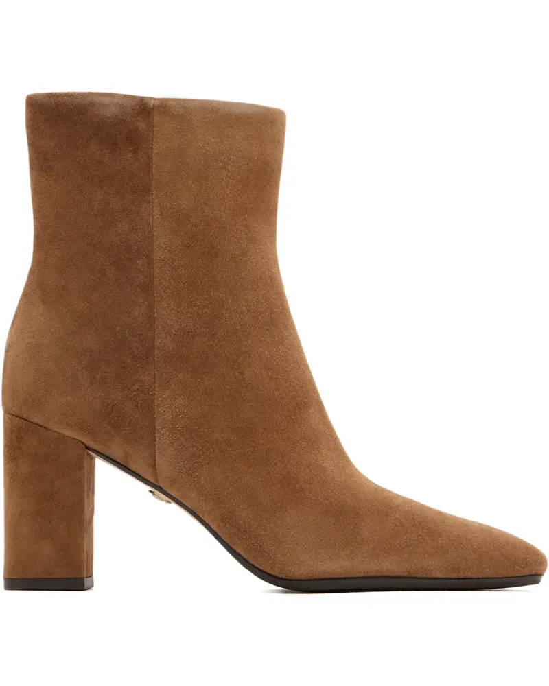Veronica Beard 70mm Cera suede ankle boots - Braun Braun